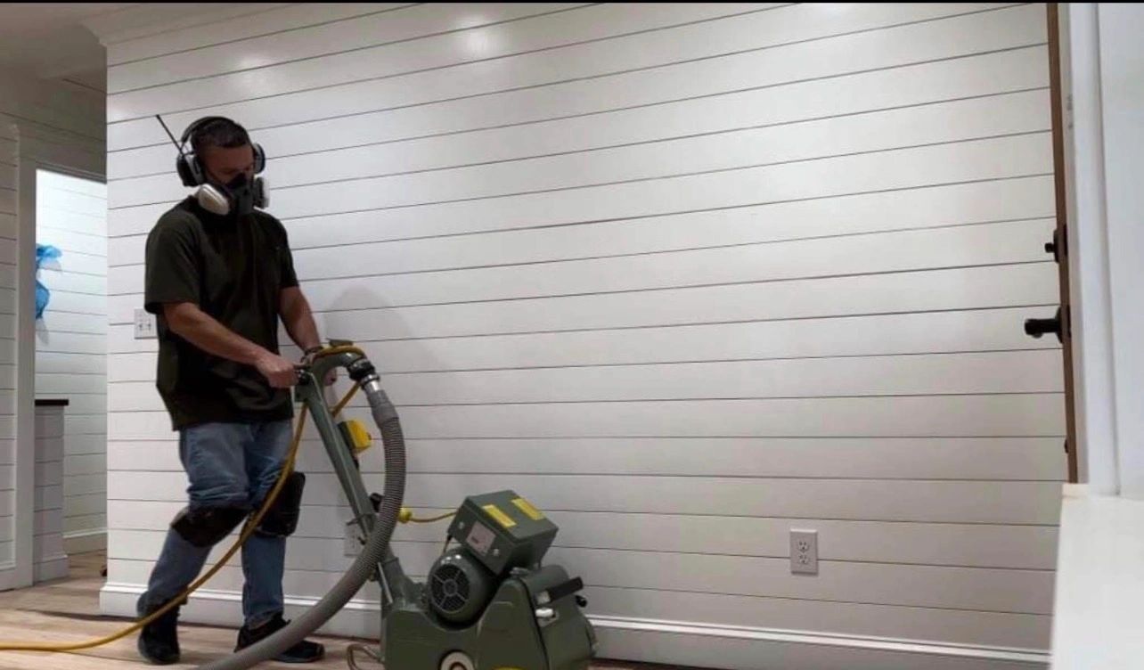 Dustless wood floor refinishing Davidson NC